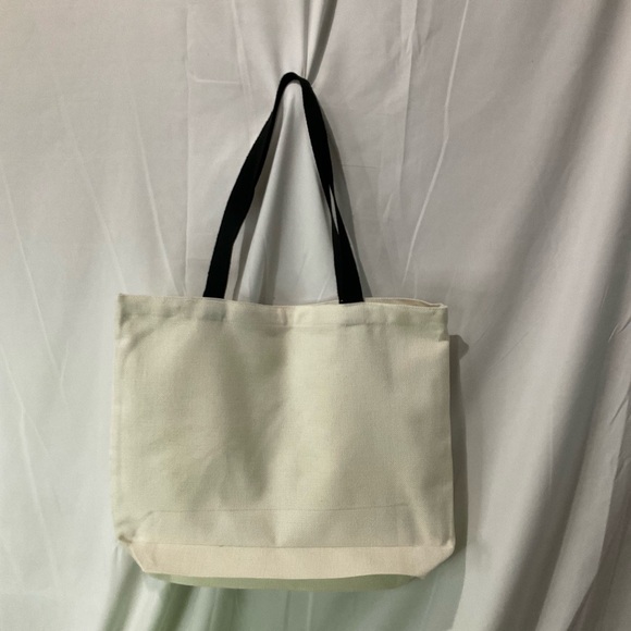 **SALE** Handmade Canvas Tote Bag, Daddy’s Girl, 15” X 18” X 5” Large Capacity - Picture 3 of 4